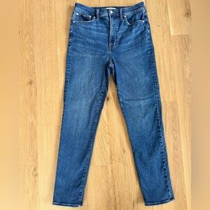 Madewell The Perfect Vintage Jean Size 28 High Rise Straight Medium Wash